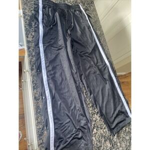 Men's XL Colosseum‎ Athletics Snap Down Pants Black with Pockets